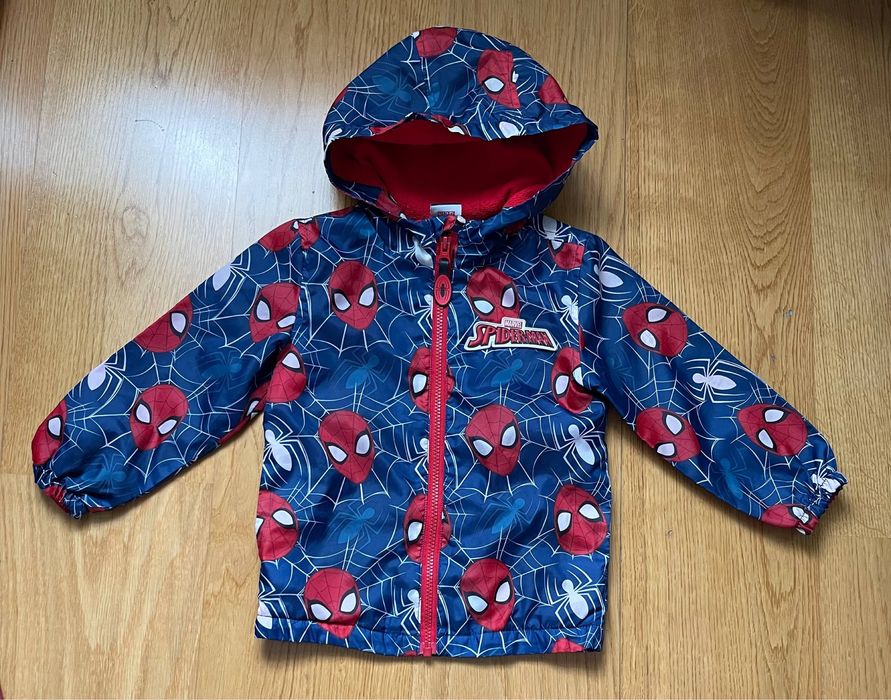 Куртка вітровка на флісі Spiderman