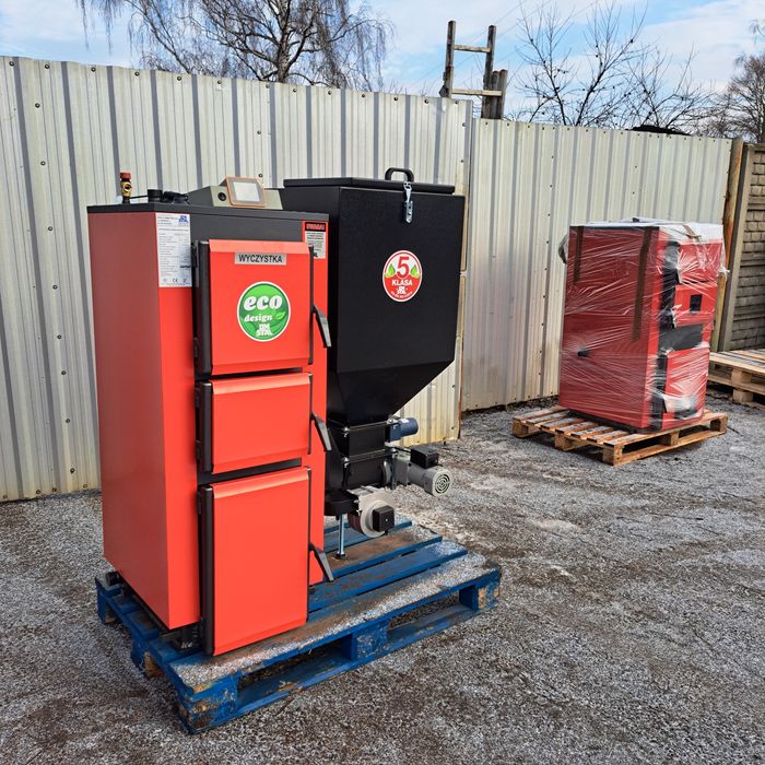 Kocioły CO  Piece   Wielopaliwowe 5Klas Ecodesign. Pelet Ekogroszek 10KW