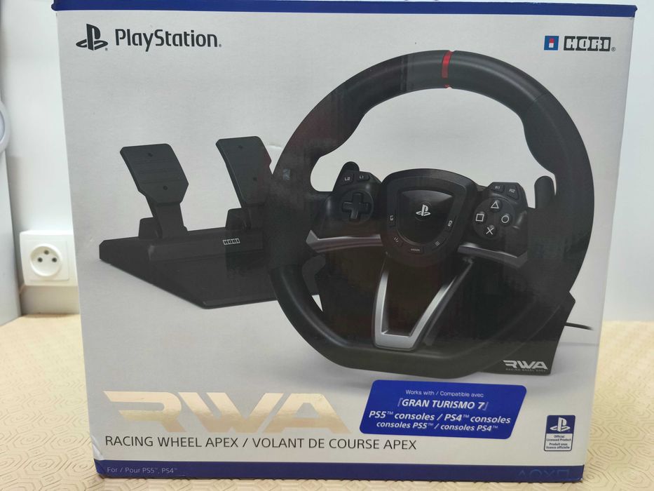 Volante com Pedais PS4 /PS5 /PC