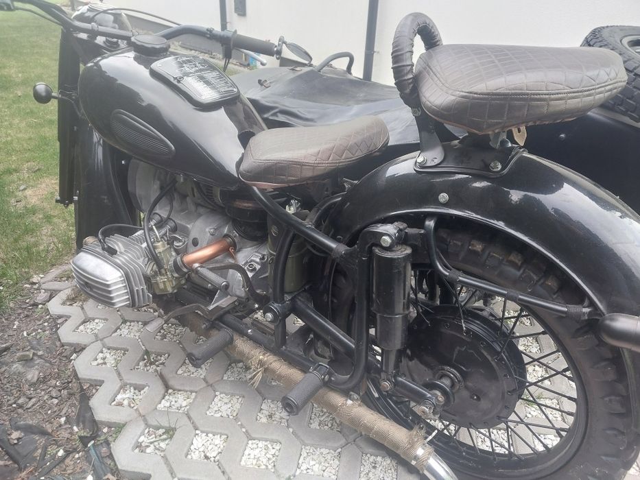 Dniepr 1972r. po remoncie silnika. zamiana na skuter