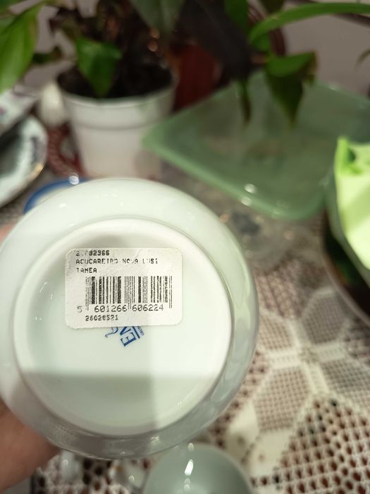 [COMO NOVO] Serviço de Café Porcelana EMA (Estilo Cozinha Velha/Vista Alegre) - Nunca Usado