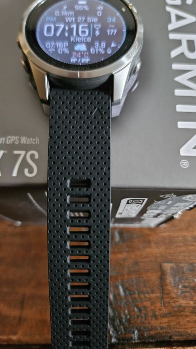 Pasek silikonowy Garmin w kolorze czarnym 20mm Quick Fit