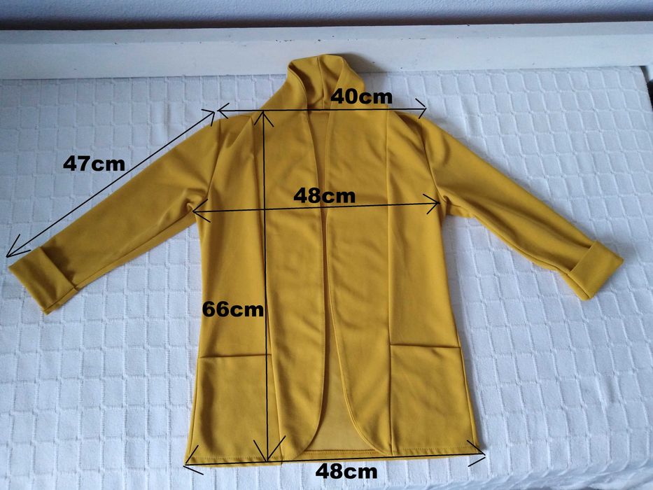 Blazer Beauty Moda Amarelo