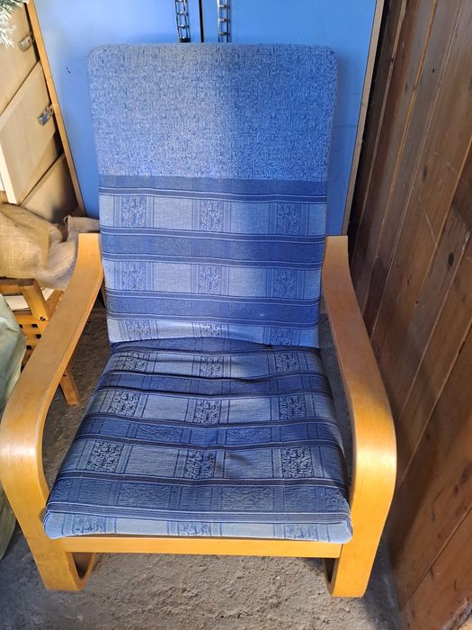 Fotel bujaczek niebieski