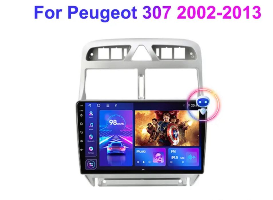 Штатная магнитола Peugeot 307(2002-2013) ANDROID