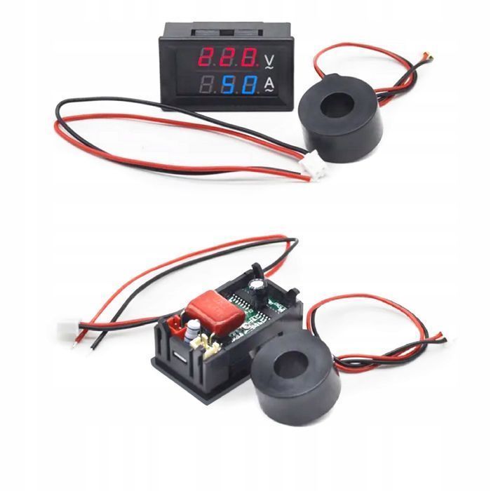 Amperomierz 50a Woltomierz 500v Prąd Zmienny Ac