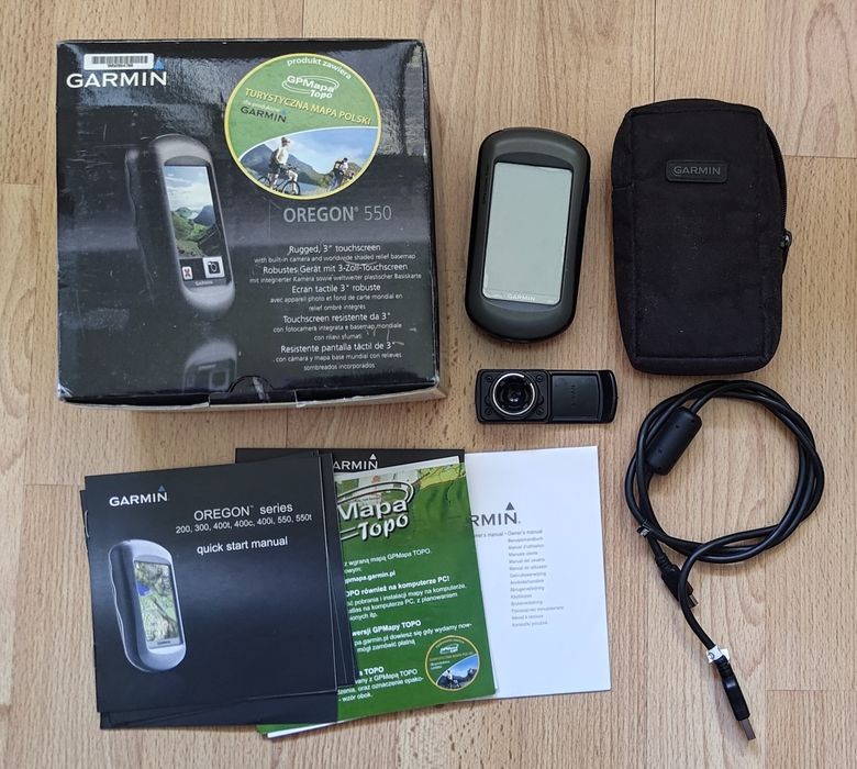 Nawigacja turystyczna Garmin Oregon 550