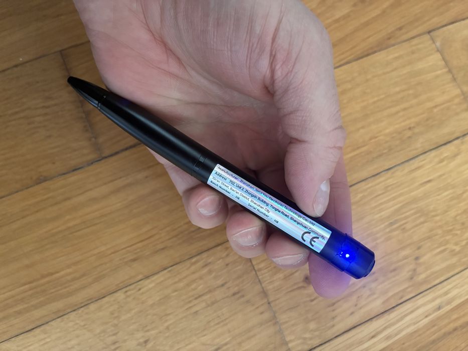 Ручка шариковая с диктофоном и камерой