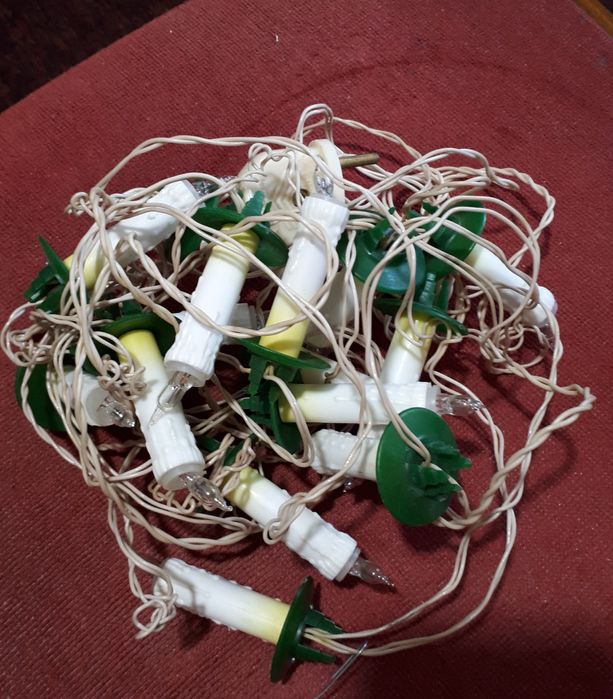 Гирлянды на ёлку СССР