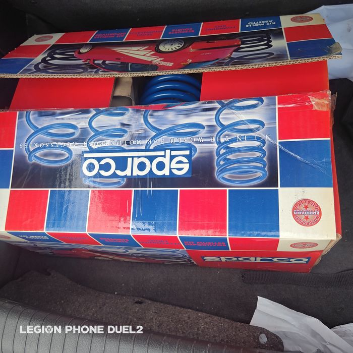 Vendo molas rebaixamento sparco