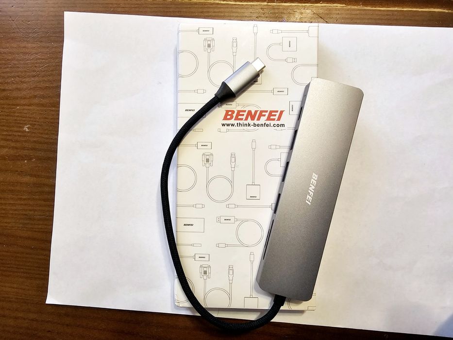 Хаб адаптер BENFEI USB-C to HD 7 in 1