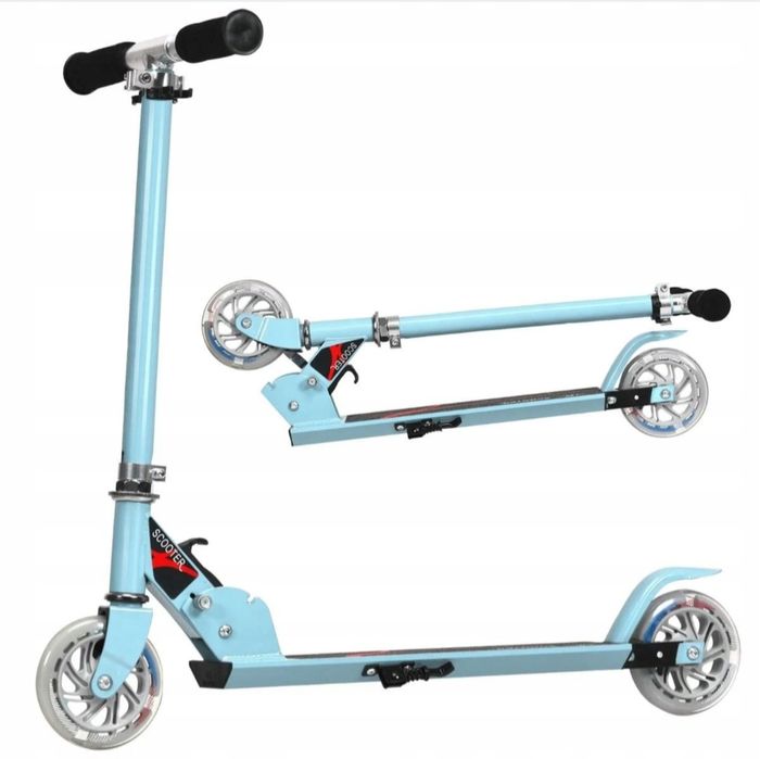 Hulajnoga składana ze światłami Led do 79 kg