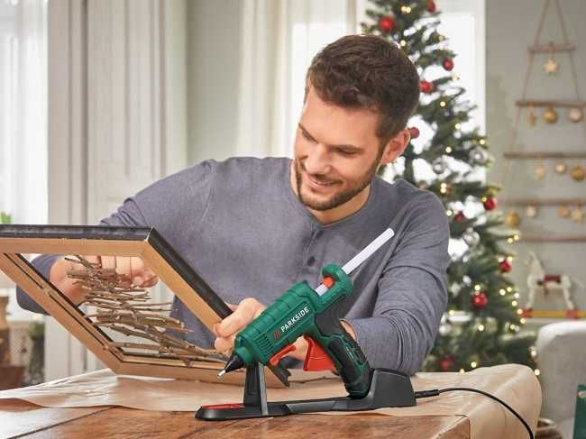 Pistolet klejowy Parkside PHP 500 E3 500W start + 3 wkłady