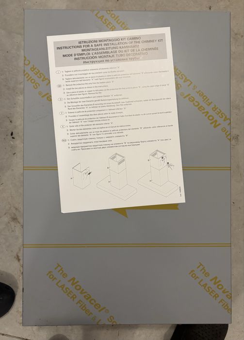 Osłona maskownica okap okapu falmec inox