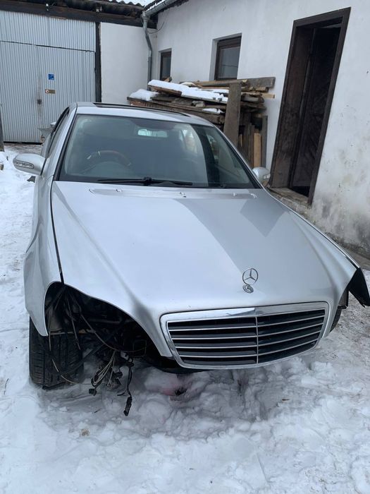 Капот рестайл w220 сірий мерседес рест s320 cdi