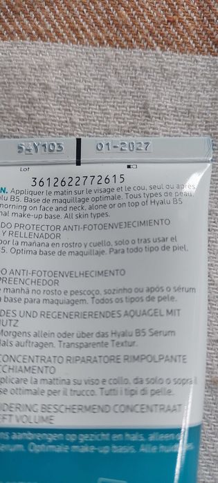 Krem-żel La Roche Posay Hyalu B5 Aquagel SPF30 50 ml