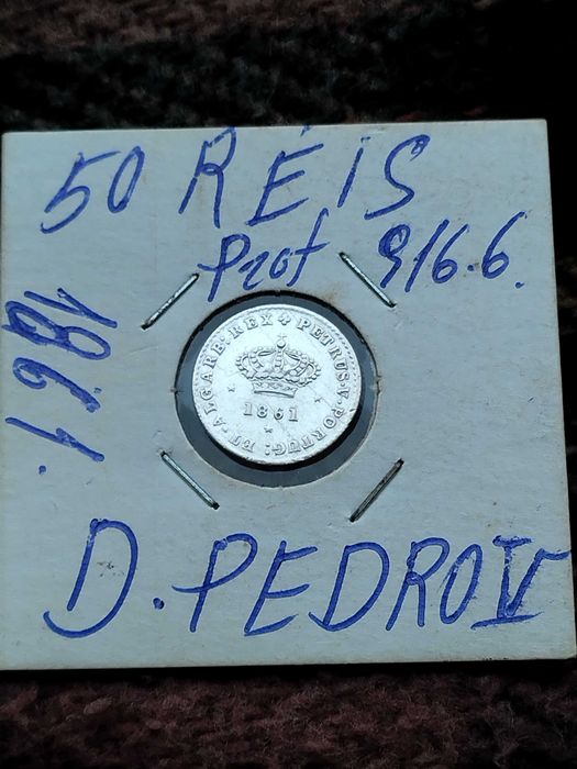 3  MOEDAS EM PRATA D. Pedro V, D. João P. Regente