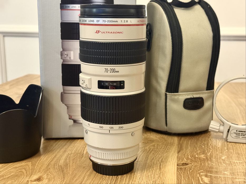 Canon EF 70-200mm f/2.8L USM | Pełen Komplet | Stan BDB