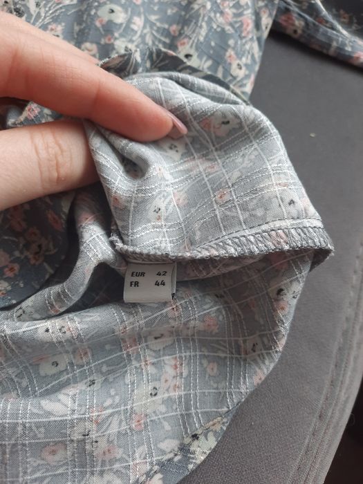 śliczna koszula C&A 42 kwiaty oversize szerokie rękawy jak nowa