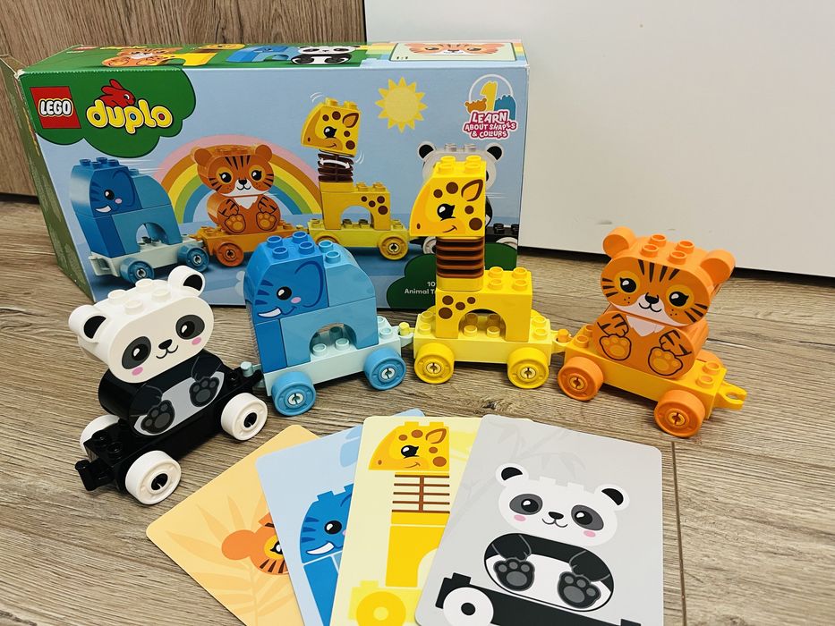 Lego duplo потяг з тваринами