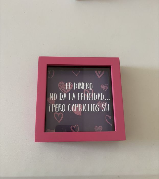 mealheiro cor de rosa