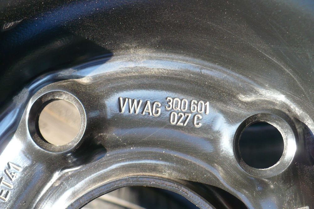 Felgi Stalowe 5X112 6,5JX16" ET41 WV B8, AUDI SKODA NOWE Oryginalne