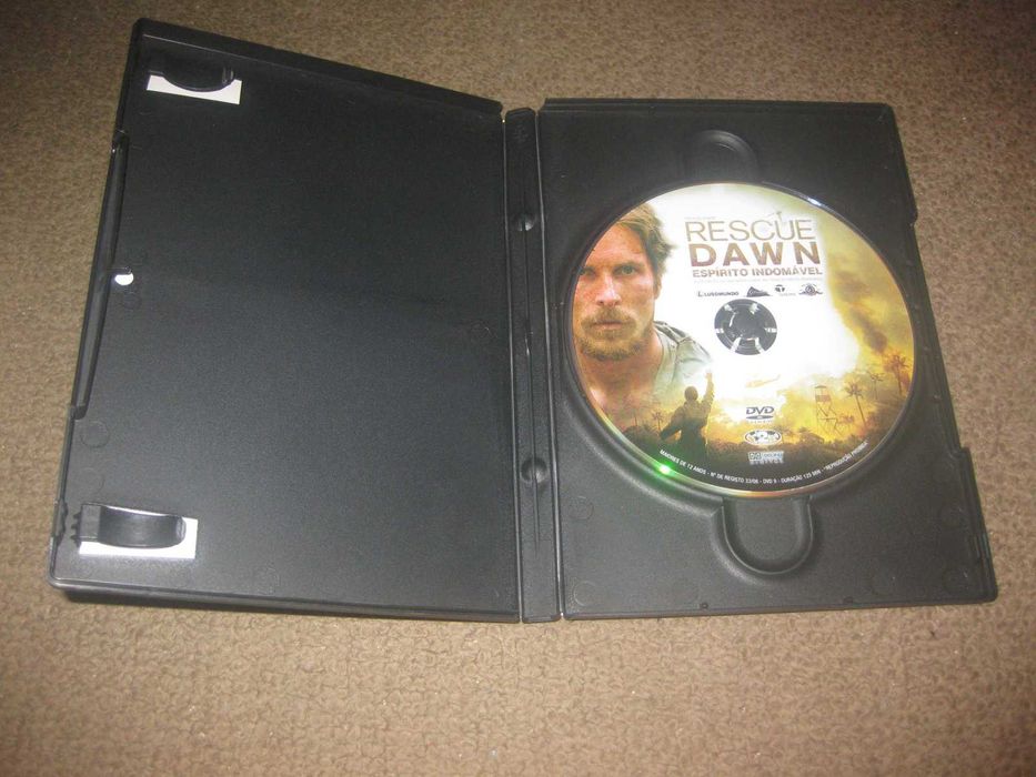 DVD "Rescue Dawn - Espírito Indomável" com Christian Bale