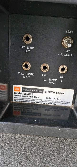 Kolumny JBL seria SR