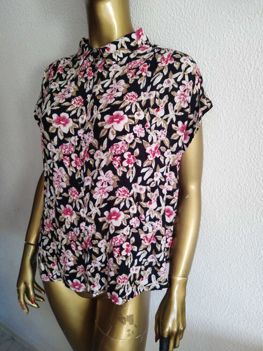 Blusa Padrão Floral WS2 Urban Style L