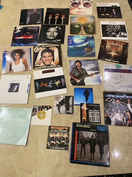 Виниловая пластинка винтаж Status Quo, Michael Jackson,Boney M,Elvis