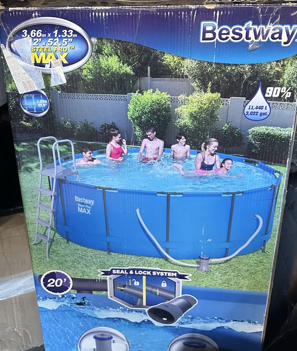 Басейн каркасний круглий Bestway 366х133