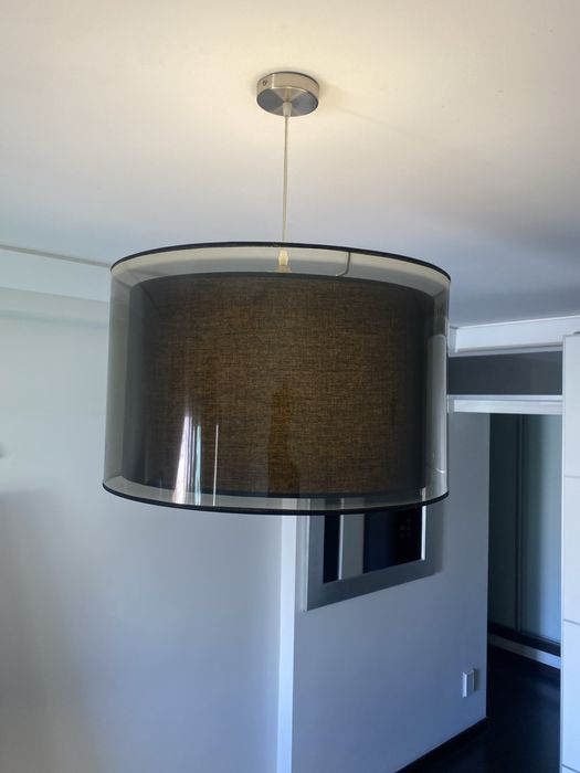 Candeeiro de teto - preto