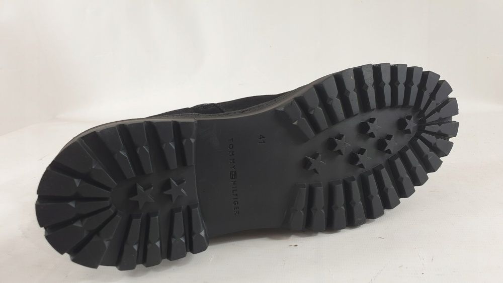 TOMMY HILFIGER botki skórzane nowe KOZAKI PÓŁBUTY R.41