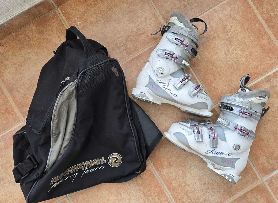 Botas de ski Atomic M-Tech 70 W, M 70 W, senhora, com saco. Tamanho 37.