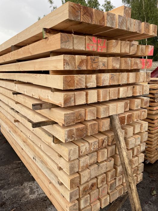 Kantówka sosnowa drewniana 8x8x300 strugana