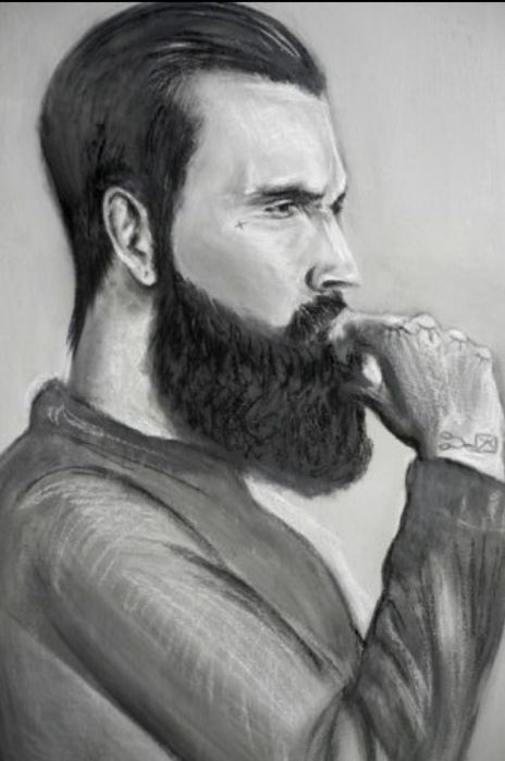 Портрет монохром