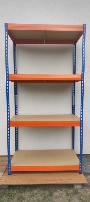 Regały Garażowe, Magazynowe 192x100x50 cm 4P/300 kg
