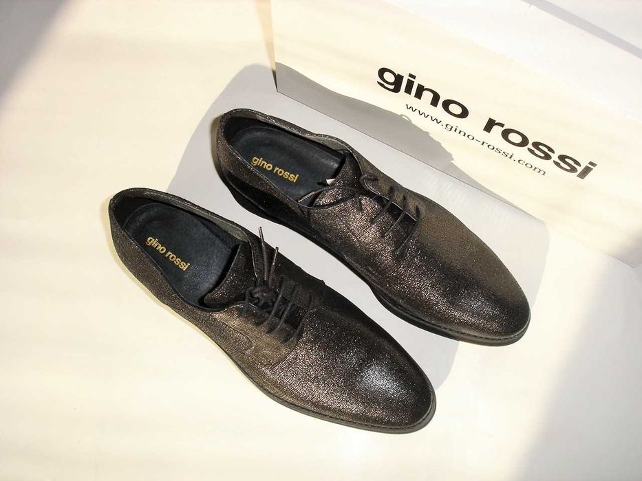 Półbuty buty Gino Rossi 38 nowe skórzane skóra