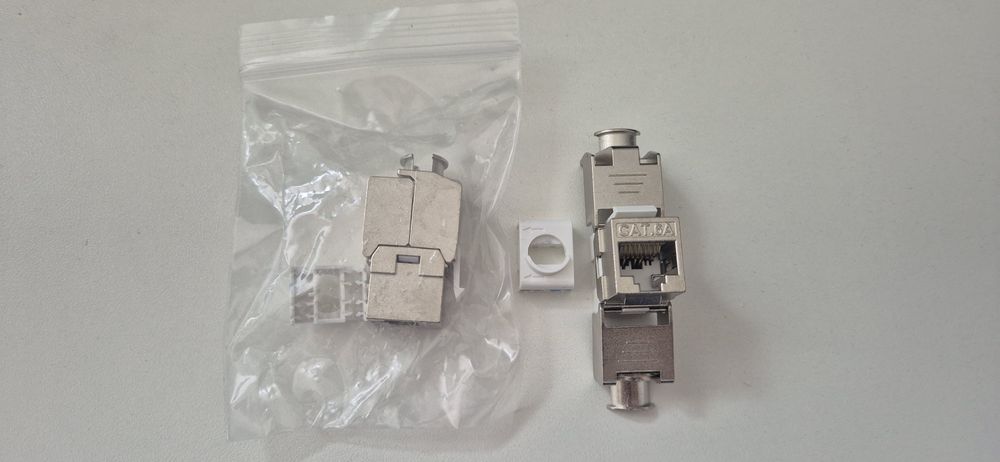 Moduł keystone OMAY beznarzędziowy CAT.6A STP ekranowany