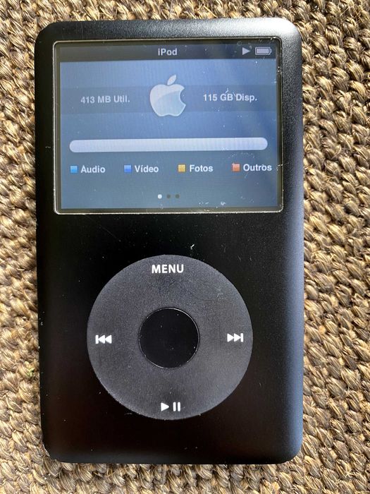 Apple iPod Classic 6th geração - Modificados com IFlash Solo 128GB Micro sd - bateria nova.