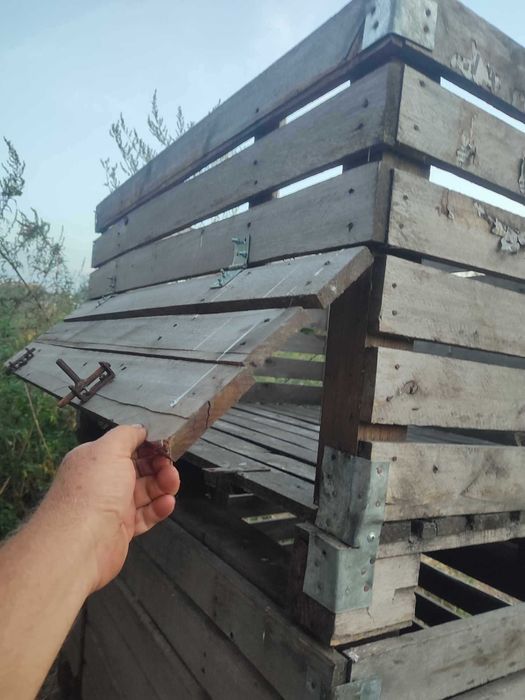 Контейнер овочевий (дерев'яний), для картоплі та інших овочів, 45 шт