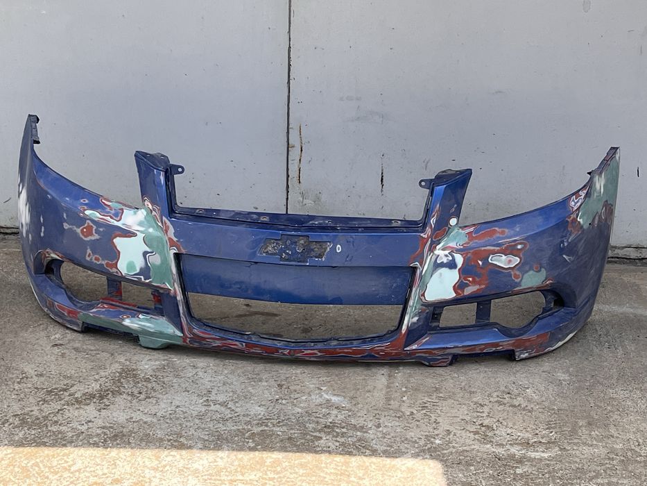 Бампер  передний Шевроле Авео под покраску. Модель Т-255