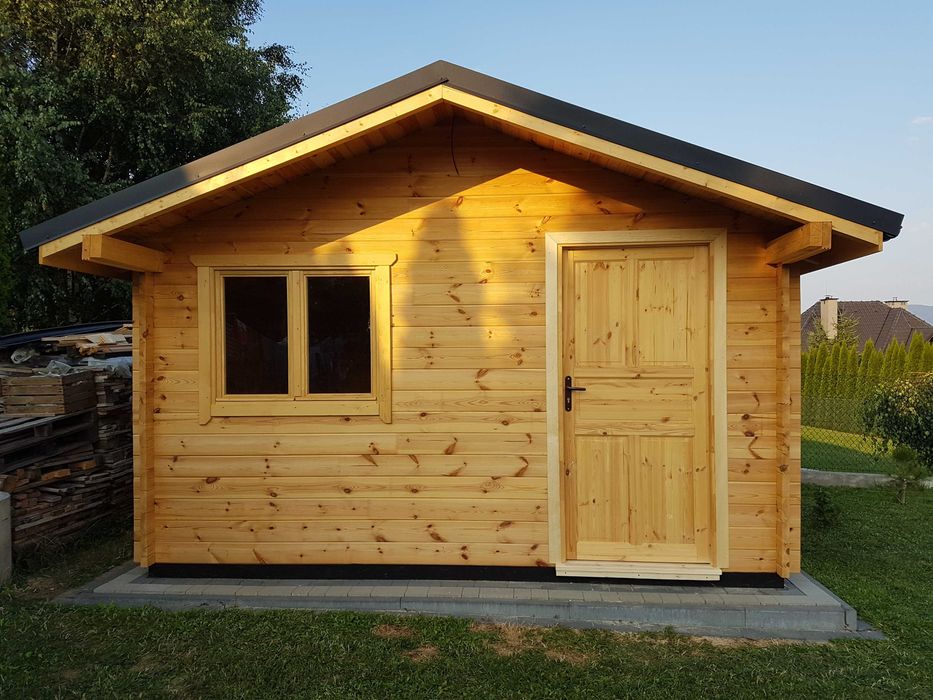 Domek 16m2  Narzędziowy, Ogrodowy, Gospodarczy ,ściana gr 44mm