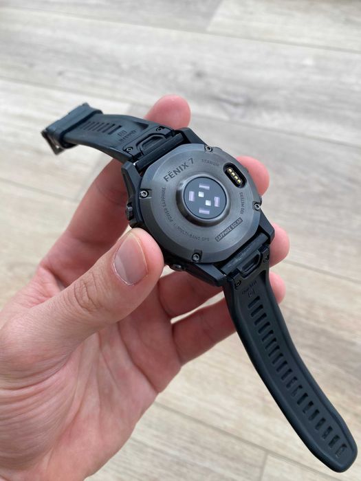Garmin Fenix 7 Sapphire Solar Titanium | Практично ідеальний | Повний комплект | Гарантія
