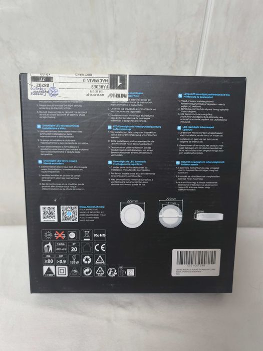 Candeeiro redondo led teto *NOVO*