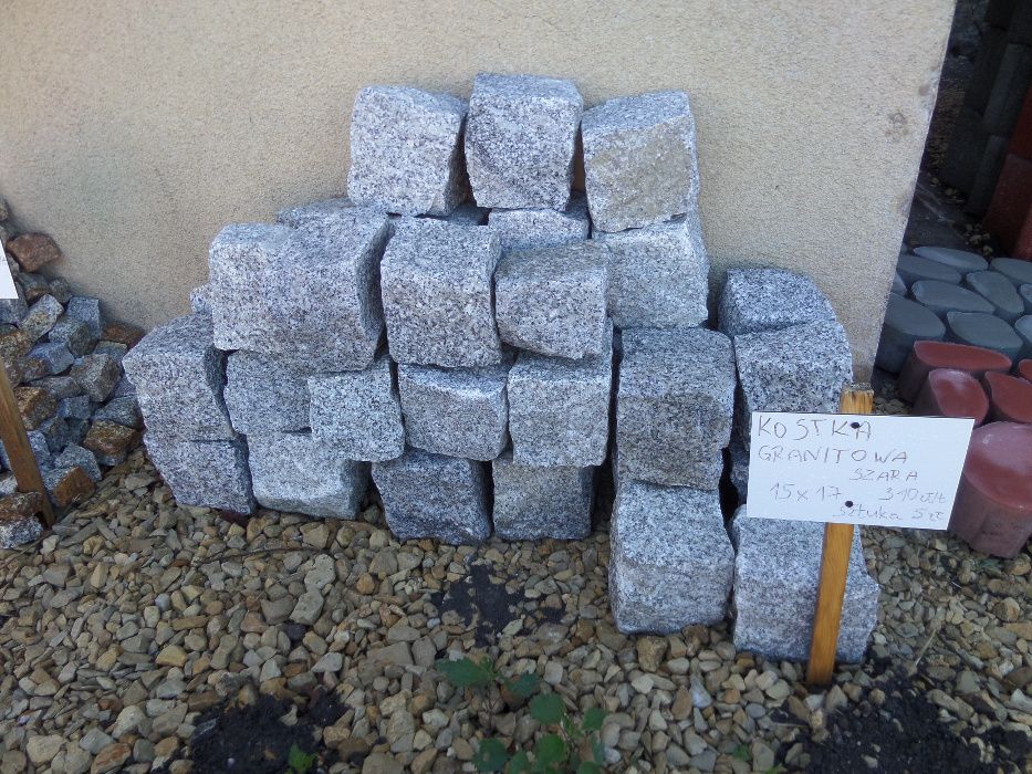 Kostka Granitowa Obrzeża Granitowe Opornik Krawężnik