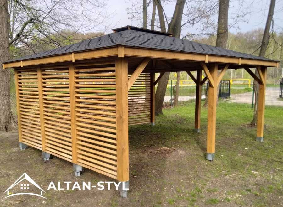 Altany, altanki, wiaty, altana ogrodowa EWELINA 3x3m PRODUCENT