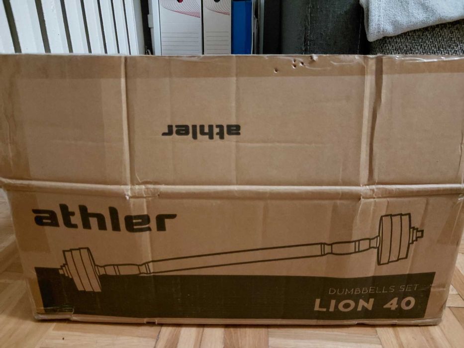 Zestaw hantli bitumicznych Athler 40