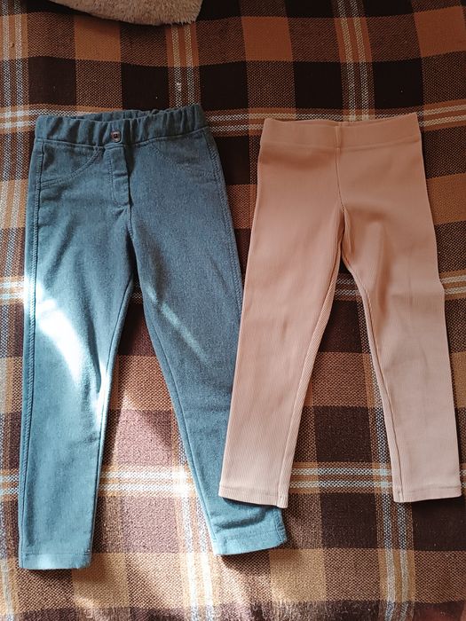 Продам пакетом детские штанишки / лосины и новые колготки