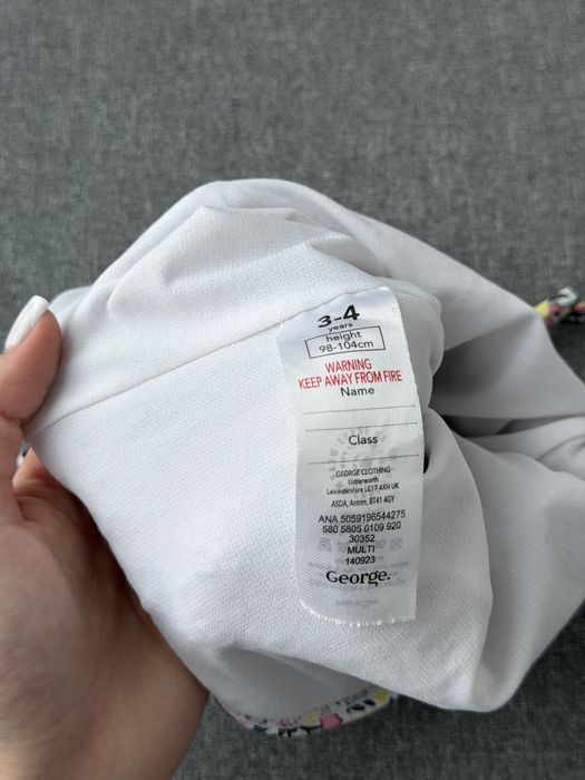 Купальник george 3–4 роки (98–104 см) суцільний з рюшами